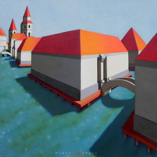 Federico CORTESE - Painting - laguna 1