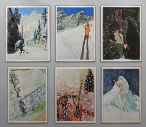 Peter DOIG - Druckgrafik-Multiple - Zermatt (Set of 6)