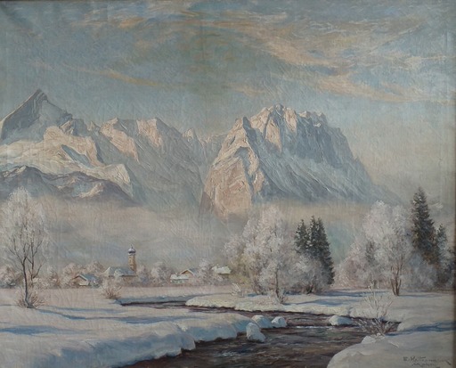 Erwin KETTEMANN - Painting - Garmisch Patenkirchen