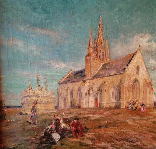 Arthur MIDY - Peinture - Tronoën (Finistère, Bretagne)