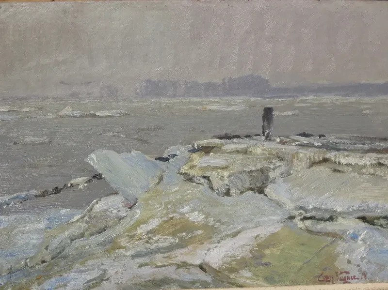 Vereiste Kribbe Kaiserswerth Dusseldorf By Cornelius Wagner Buy Art Online Artprice