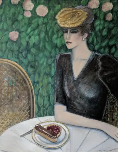 Jean-Pierre CASSIGNEUL - Gemälde - La tarte aux cerises