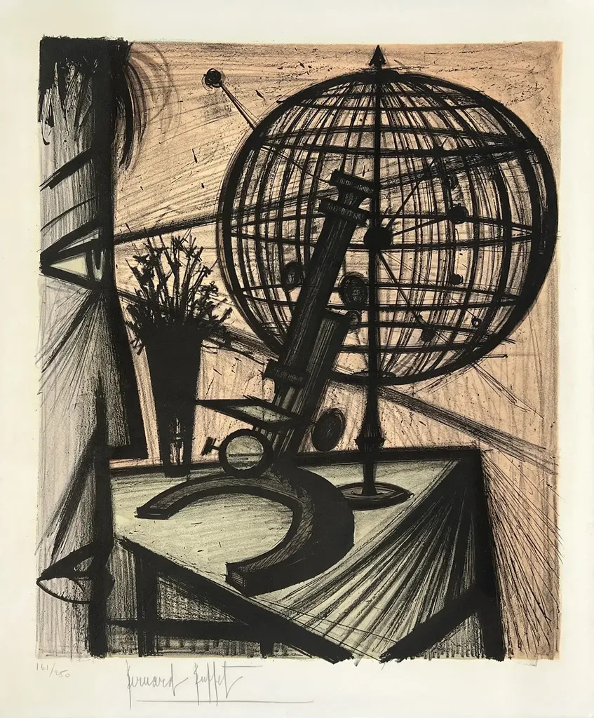 Bernard Buffet、LE MICROSCOPE、海外版希少レゾネ Le Microscope by | Bernard BUFFET | buy art online | artprice