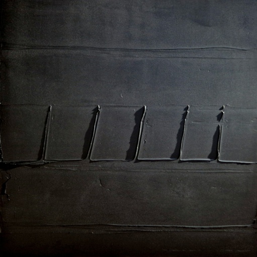 Sandrine HARTMANN - Pittura - Monochrome noir F16