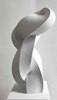 Stephan MARIENFELD - Sculpture-Volume - Twist- Porzellan weiß
