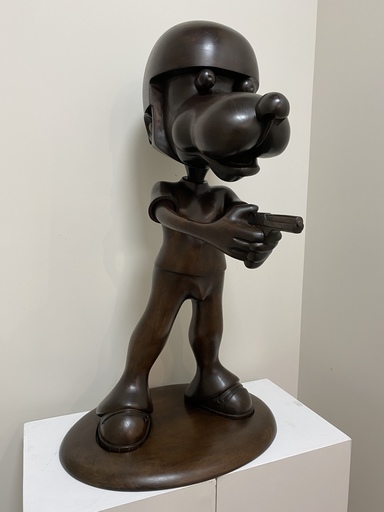 Michel SOUBEYRAND - 雕塑 - Killer Dog 