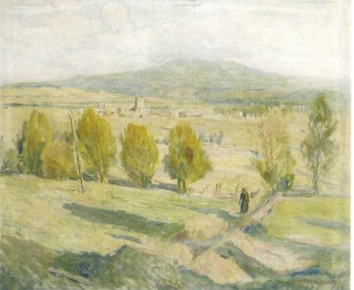 Marceliano SANTAMARIA SEDANO - Gemälde - “ paisaje de castilla”