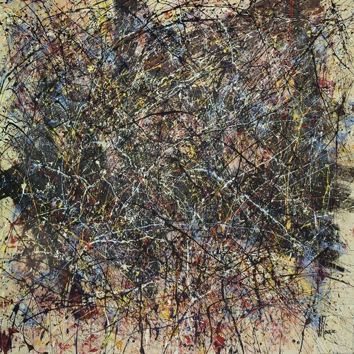 Jean-Jacques MARIE - Peinture - Abstraction lyrique Série A 444