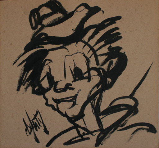 Henry Maurice D'ANTY - Pintura - le clown gavroche