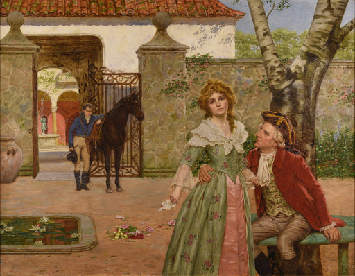 Reginald Ernest ARNOLD - Painting - News from the war