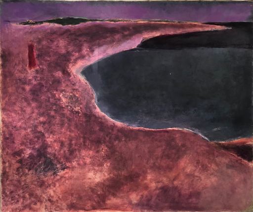 Roger CHASTEL - Painting - Plage XVI, Plage de Houat , vers 1960
