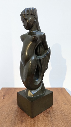 Pierre MEAUZÉ - Sculpture-Volume - Sirène africaine (Mami Wata)