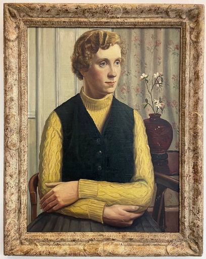 Trevor Owen MAKINSON - Painting - Portrait of a Girl