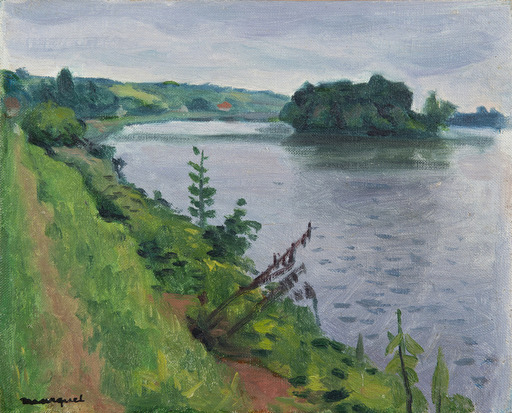 Albert MARQUET - Painting - La Seine à Rolleboise