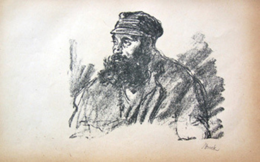 Hermann STRUCK - Druckgrafik-Multiple - Portrait of a Man with Beard
