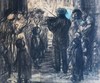 Théophile Alexandre STEINLEN - 水彩作品 - “Le violoniste de Paris”