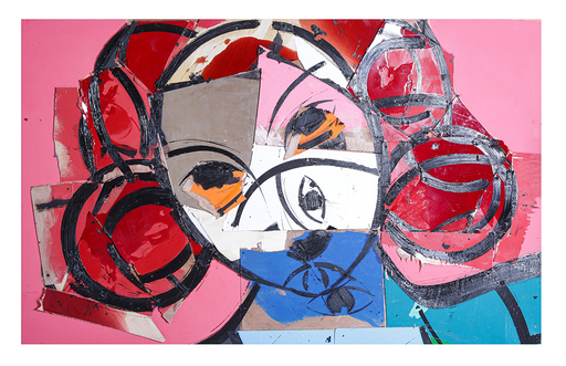 马诺罗·瓦尔代斯 - 绘画 - Matisse como Pretexto con Fondo Rosa