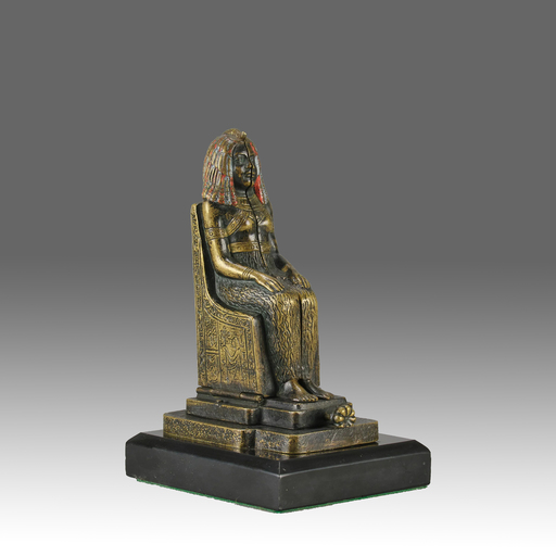 Franz Xavier BERGMANN - Sculpture-Volume - Egyptian Deity