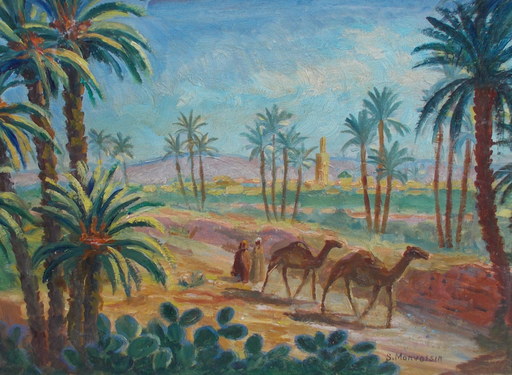 Solange MONVOISIN - Gemälde - Orientaliste