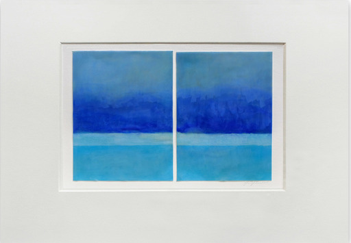 Janise YNTEMA - 绘画 - Prussian Blue