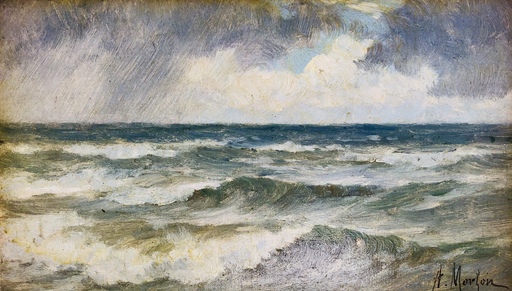 Antony Paul Emile MORLON - Gemälde - Marine