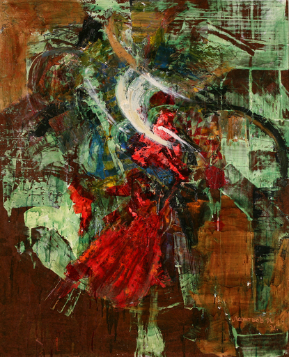 Igor LEONTIEV - Painting - Night bird dance