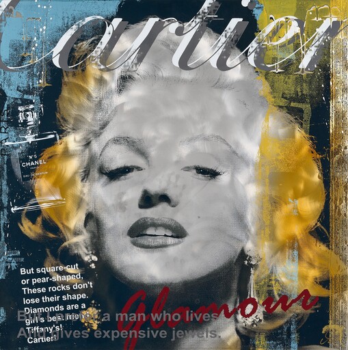 Devin MILES - Estampe-Multiple - Cartier-Marilyn  Monroe