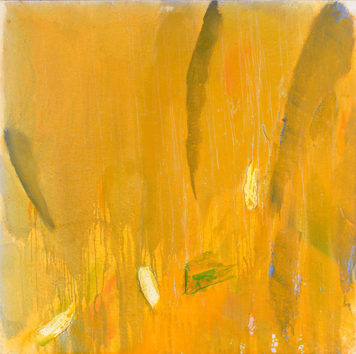 Olivier DEBRÉ - Painting - Ocre jaune des tilleuls Touraine