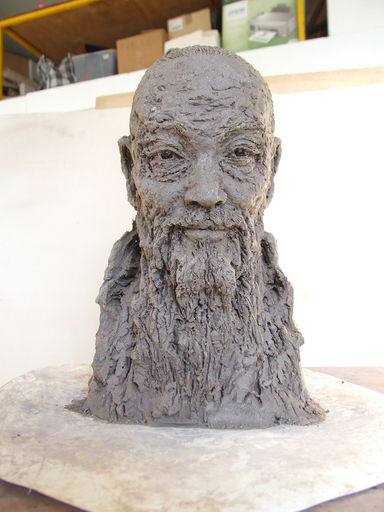 Nacéra KAINOU - Skulptur Volumen - Confucius