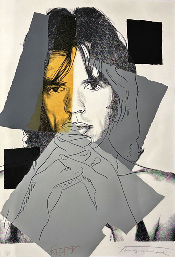 Andy WARHOL - Print-Multiple - Mick Jagger (FS II.147)