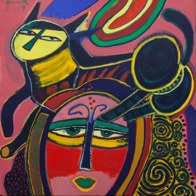 Visage De Chat Visage De Femme By Corneille Buy Art Online Artprice Visage De Chat Visage De Femme By Corneille Buy Art Online Artprice