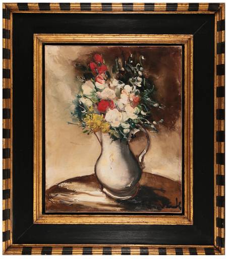 Maurice DE VLAMINCK - Painting - Fleurs (Ca.1935)