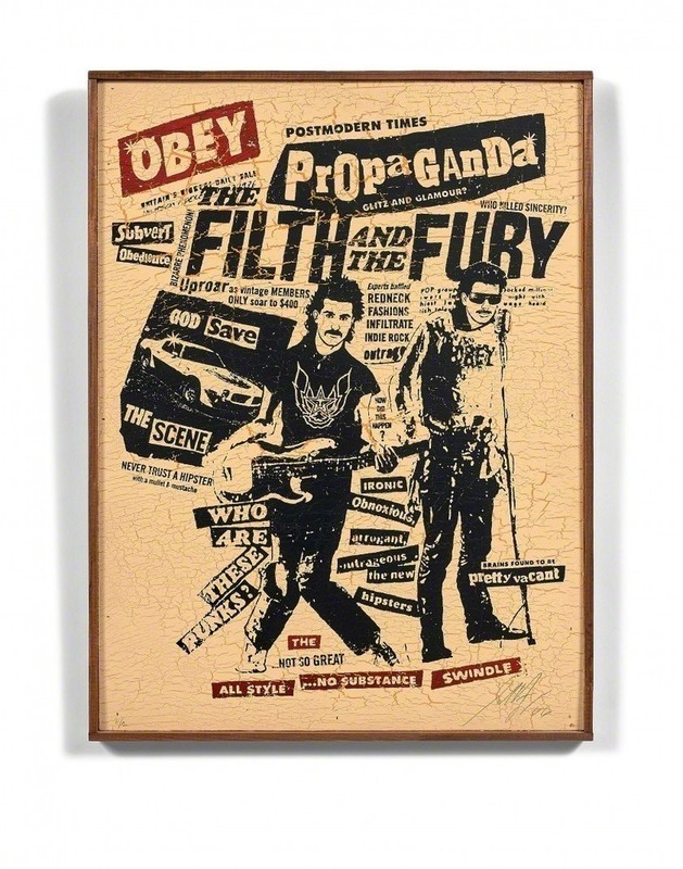 Shepard FAIREY - Druckgrafik-Multiple - The filth and the fury