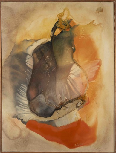 Paul JENKINS - Gemälde - Eyes of the Dove - Turtle Gold