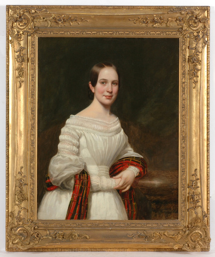 Samuel Lovett WALDO - Peinture - Samuel Lovett Waldo (1783-1861) "Portrait of Harriet Mead" 