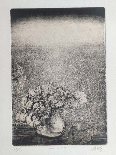 Jean-Pierre VELLY - Stampa-Multiplo - Vaso di fiori I