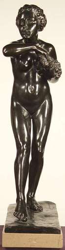 Peter STAMMEN - Sculpture-Volume - Nude With Garlands