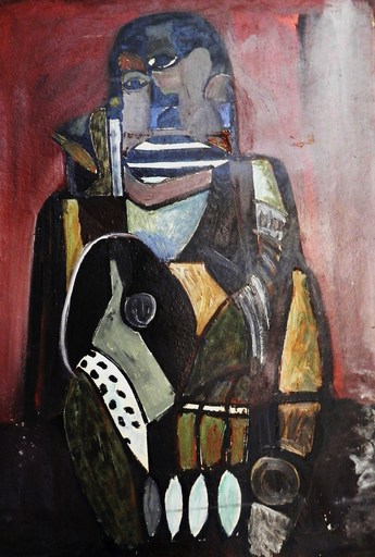 Ivan ZAVADOVSKY - Painting - Cubist Lady