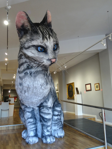 Juan PIZA - Sculpture-Volume - Ramsés. The cat