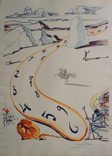 Salvador DALI - Stampa-Multiplo - Imaginations & Objects of the  Future Melting Space Time 
