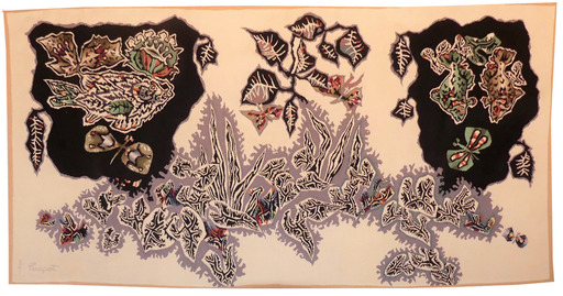 Jean LURÇAT - Tapestry - Damier blanc