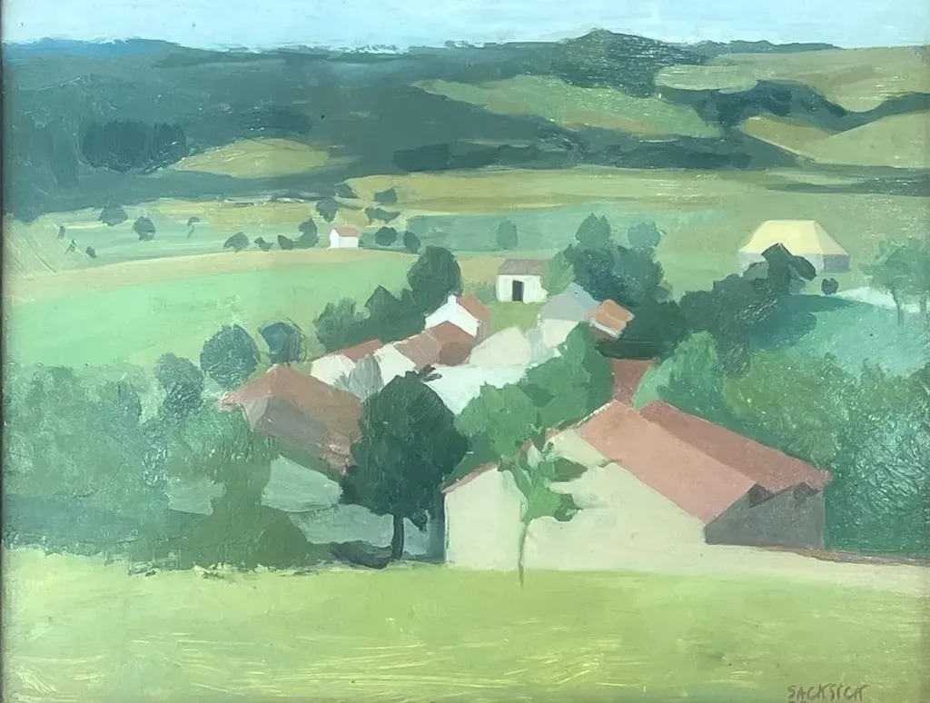 Village de Montanceix | Gilles SACKSICK | vente en ligne art