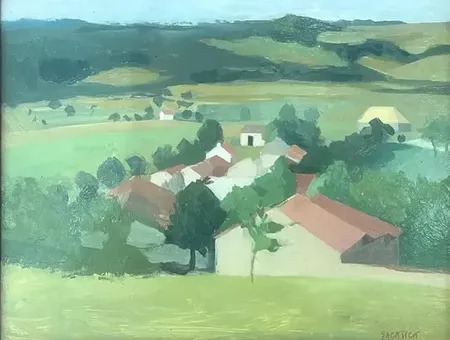 Village de Montanceix | Gilles SACKSICK | vendita d'arte online