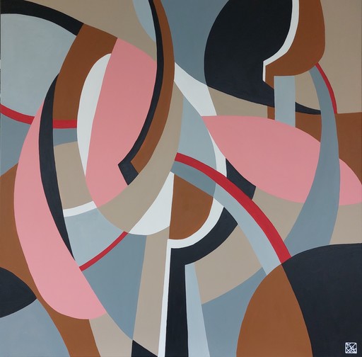 Brigitte THONHAUSER-MERK - Pintura - Abstraction H