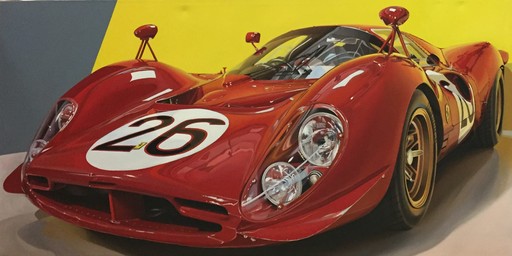 Enrico GHINATO - Gemälde - Ferrari 330 P3n26