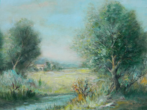 Michel JAMART - Gemälde - PAYSAGE