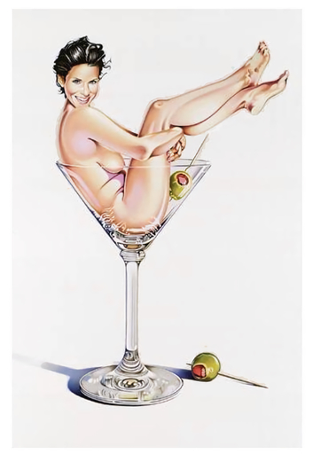 梅尔·拉莫斯 - 版画 - Martini Miss 2