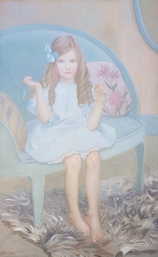 Elliot Bouton TORREY - Gemälde - le ruban bleu