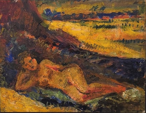 Henri MANGUIN - Painting - Women laying down 