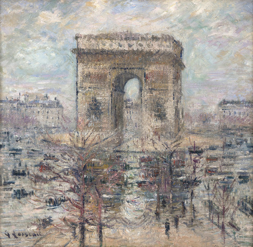 古斯塔夫·罗瓦索 - 绘画 - L'Arc de Triomphe, Place de l'Étoile